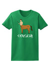 Greek Mythology Centaur Design - Color - Text Womens Dark T-Shirt by TooLoud-Womens T-Shirt-TooLoud-Kelly-Green-X-Small-Davson Sales