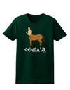 Greek Mythology Centaur Design - Color - Text Womens Dark T-Shirt by TooLoud-Womens T-Shirt-TooLoud-Forest-Green-Small-Davson Sales