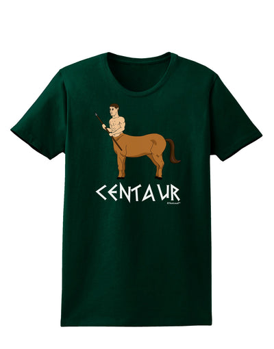 Greek Mythology Centaur Design - Color - Text Womens Dark T-Shirt by TooLoud-Womens T-Shirt-TooLoud-Forest-Green-Small-Davson Sales