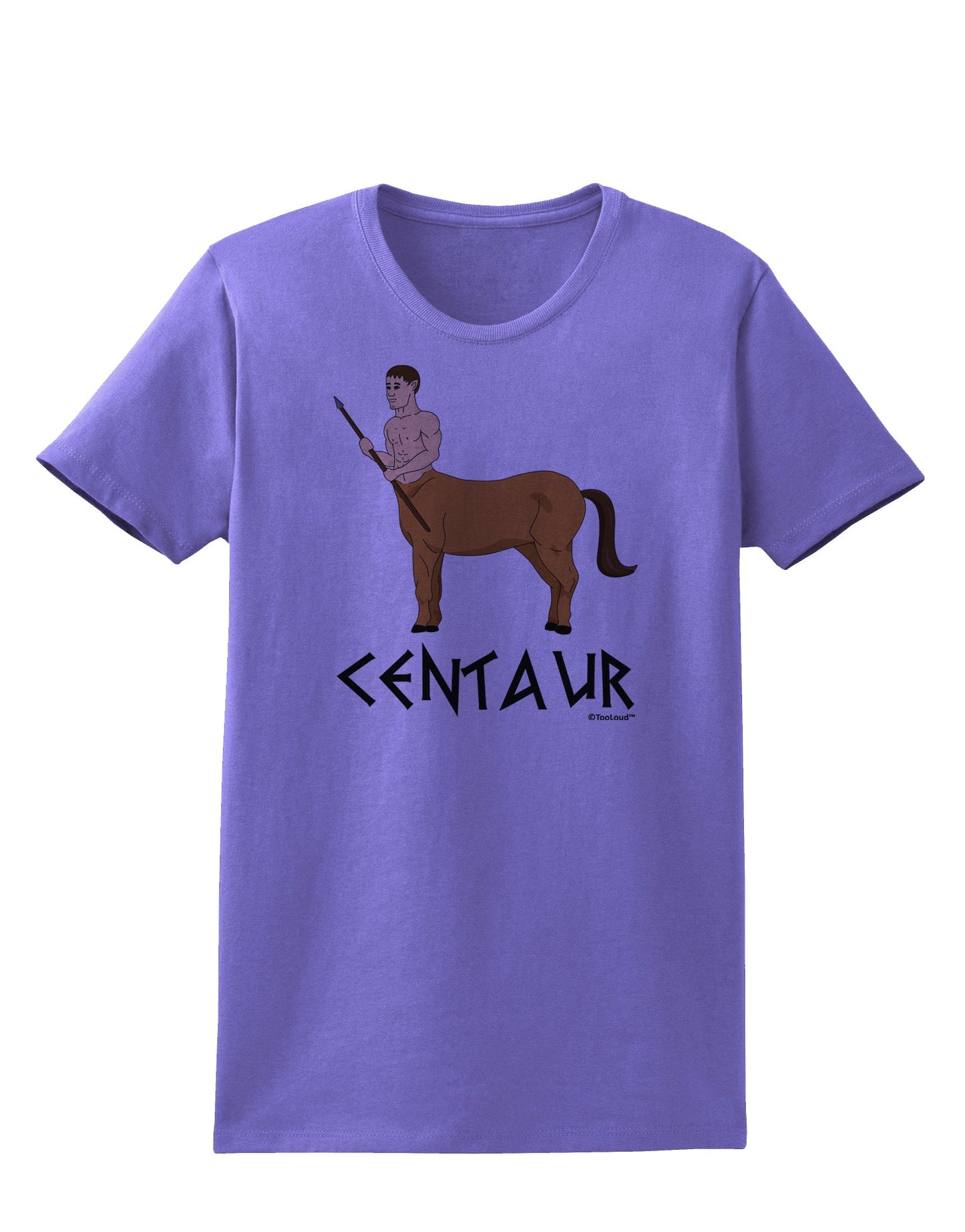 Greek Mythology Centaur Design - Color - Text Womens T-Shirt by TooLoud-Womens T-Shirt-TooLoud-Violet-X-Small-Davson Sales