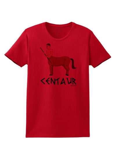 Greek Mythology Centaur Design - Color - Text Womens T-Shirt by TooLoud-Womens T-Shirt-TooLoud-Red-X-Small-Davson Sales