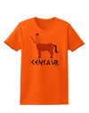 Greek Mythology Centaur Design - Color - Text Womens T-Shirt by TooLoud-Womens T-Shirt-TooLoud-Orange-X-Small-Davson Sales