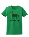 Greek Mythology Centaur Design - Color - Text Womens T-Shirt by TooLoud-Womens T-Shirt-TooLoud-Kelly-Green-X-Small-Davson Sales