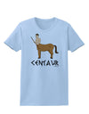 Greek Mythology Centaur Design - Color - Text Womens T-Shirt by TooLoud-Womens T-Shirt-TooLoud-Light-Blue-X-Small-Davson Sales