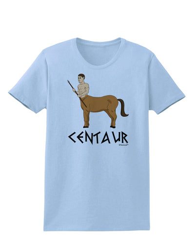 Greek Mythology Centaur Design - Color - Text Womens T-Shirt by TooLoud-Womens T-Shirt-TooLoud-Light-Blue-X-Small-Davson Sales