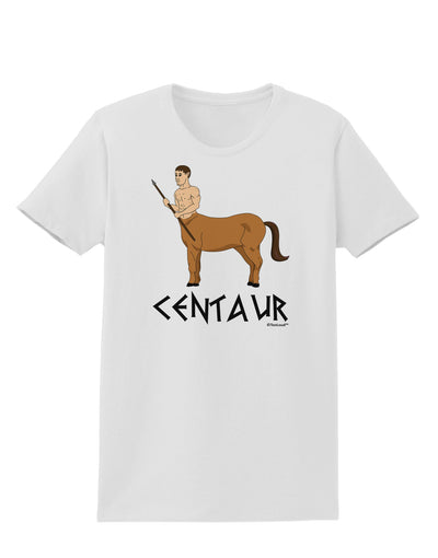 Greek Mythology Centaur Design - Color - Text Womens T-Shirt by TooLoud-Womens T-Shirt-TooLoud-White-X-Small-Davson Sales