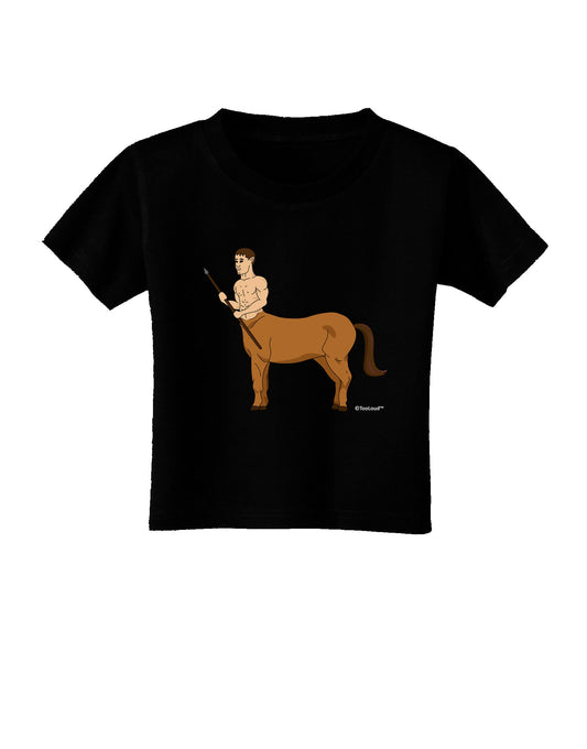 Greek Mythology Centaur Design - Color Toddler T-Shirt Dark by TooLoud-Toddler T-Shirt-TooLoud-Black-2T-Davson Sales