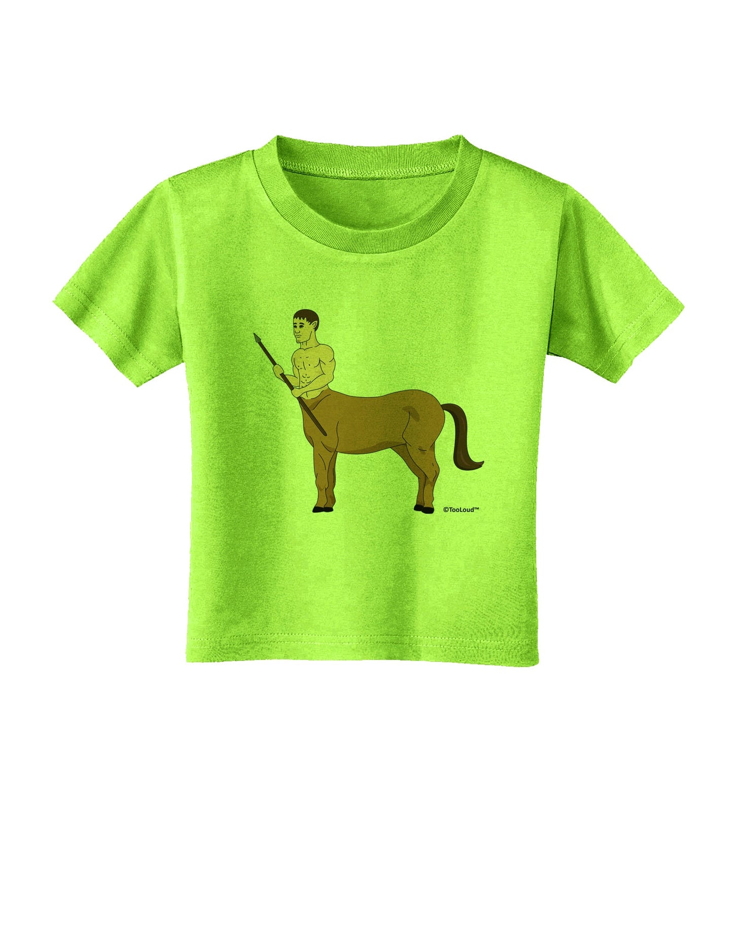 Greek Mythology Centaur Design - Color Toddler T-Shirt by TooLoud-Toddler T-Shirt-TooLoud-Lime-Green-2T-Davson Sales
