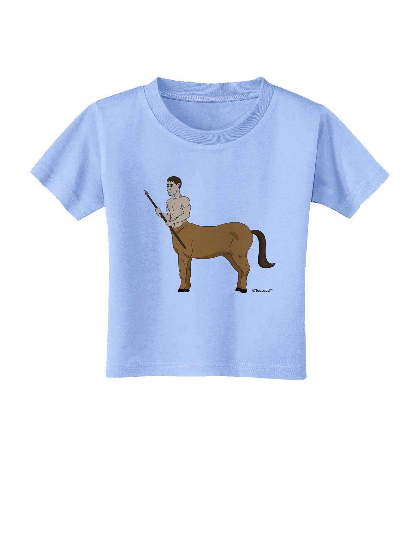 Greek Mythology Centaur Design - Color Toddler T-Shirt by TooLoud-Toddler T-Shirt-TooLoud-Aquatic-Blue-2T-Davson Sales