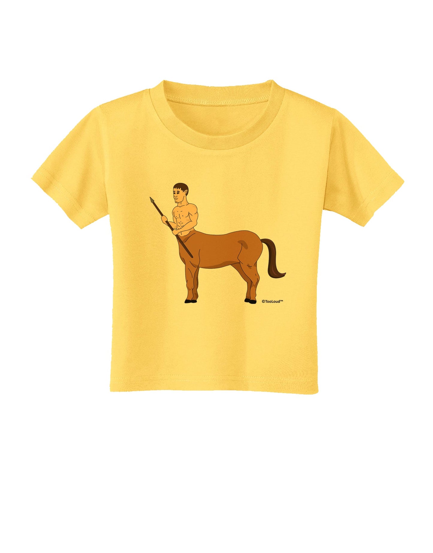 Greek Mythology Centaur Design - Color Toddler T-Shirt by TooLoud-Toddler T-Shirt-TooLoud-Yellow-2T-Davson Sales