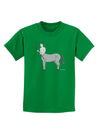 Greek Mythology Centaur Design - Grayscale Childrens Dark T-Shirt by TooLoud-Childrens T-Shirt-TooLoud-Kelly-Green-X-Small-Davson Sales