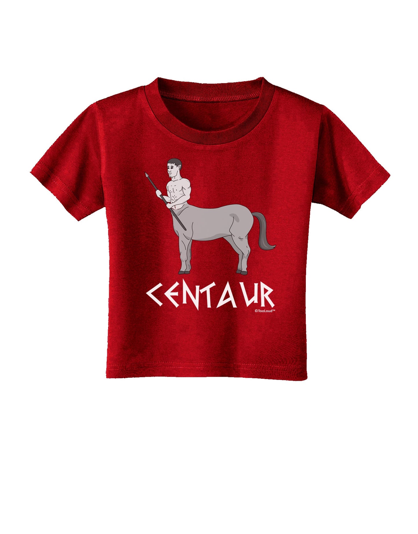 Greek Mythology Centaur Design - Grayscale - Text Toddler T-Shirt Dark by TooLoud-Toddler T-Shirt-TooLoud-Clover-Green-2T-Davson Sales