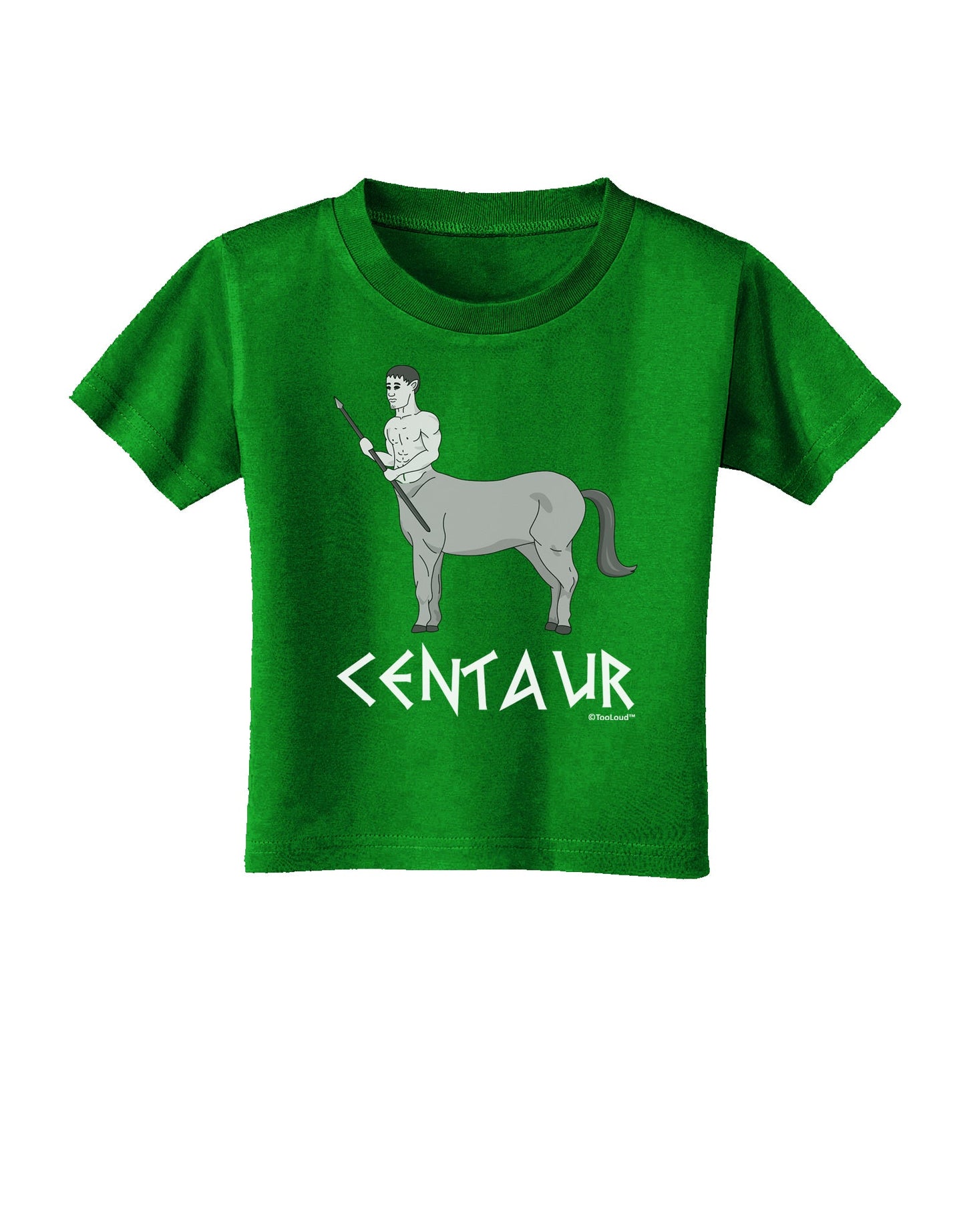 Greek Mythology Centaur Design - Grayscale - Text Toddler T-Shirt Dark by TooLoud-Toddler T-Shirt-TooLoud-Royal-Blue-2T-Davson Sales