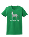 Greek Mythology Centaur Design - Grayscale - Text Womens Dark T-Shirt by TooLoud-Womens T-Shirt-TooLoud-Kelly-Green-X-Small-Davson Sales