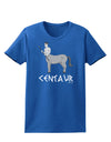 Greek Mythology Centaur Design - Grayscale - Text Womens Dark T-Shirt by TooLoud-Womens T-Shirt-TooLoud-Royal-Blue-X-Small-Davson Sales