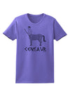 Greek Mythology Centaur Design - Grayscale - Text Womens T-Shirt by TooLoud-Womens T-Shirt-TooLoud-Violet-X-Small-Davson Sales