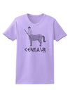 Greek Mythology Centaur Design - Grayscale - Text Womens T-Shirt by TooLoud-Womens T-Shirt-TooLoud-Lavender-X-Small-Davson Sales