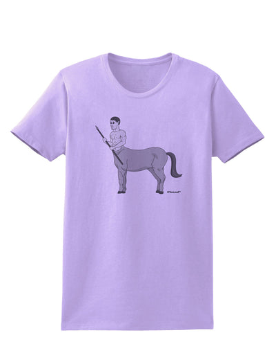 Greek Mythology Centaur Design - Grayscale Womens T-Shirt by TooLoud-Womens T-Shirt-TooLoud-Lavender-X-Small-Davson Sales