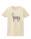 Greek Mythology Centaur Design - Grayscale Womens T-Shirt by TooLoud-Womens T-Shirt-TooLoud-Natural-X-Small-Davson Sales