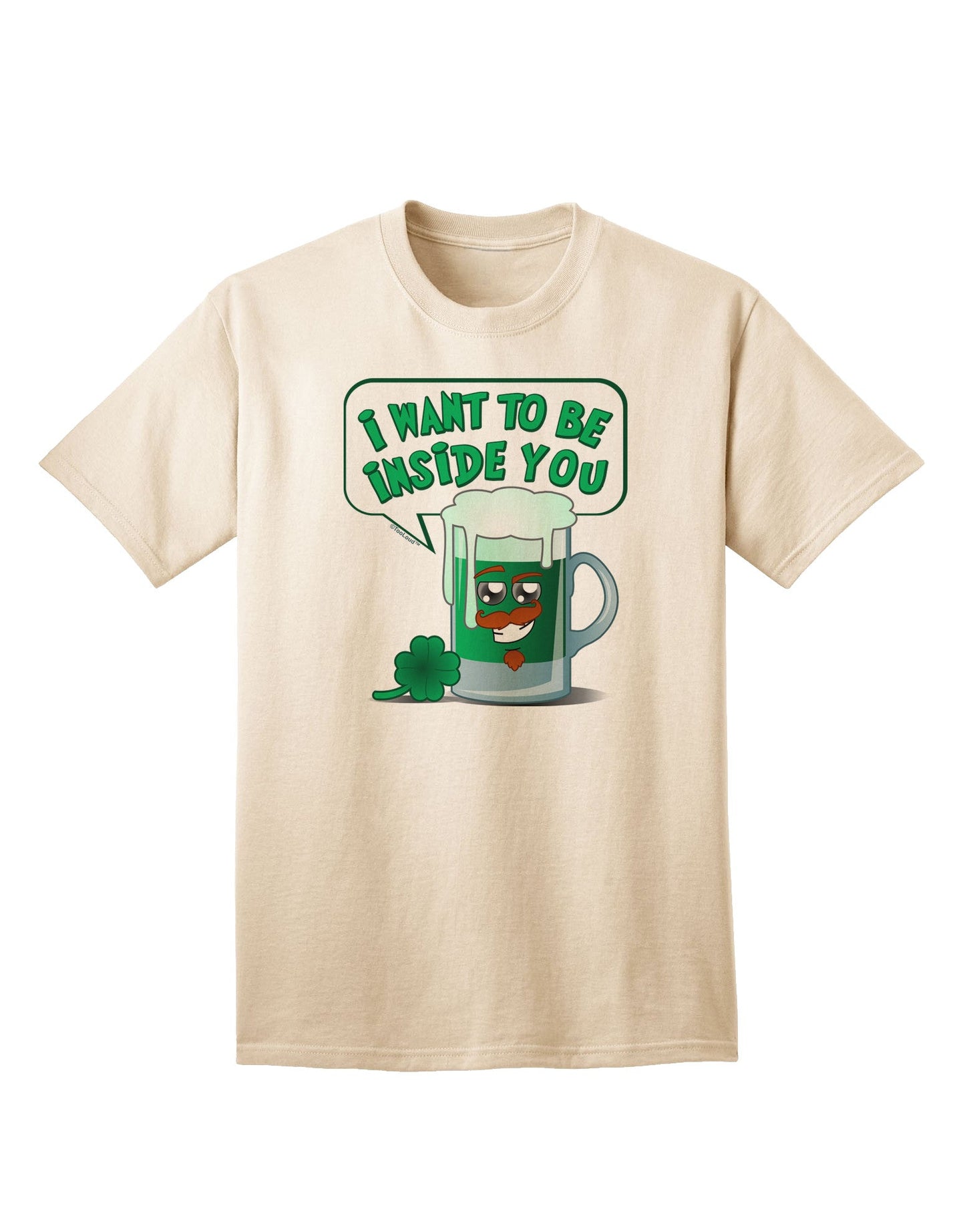 Green Beer - Inside You Premium Adult T-Shirt Collection-Mens T-shirts-TooLoud-Natural-Small-Davson Sales