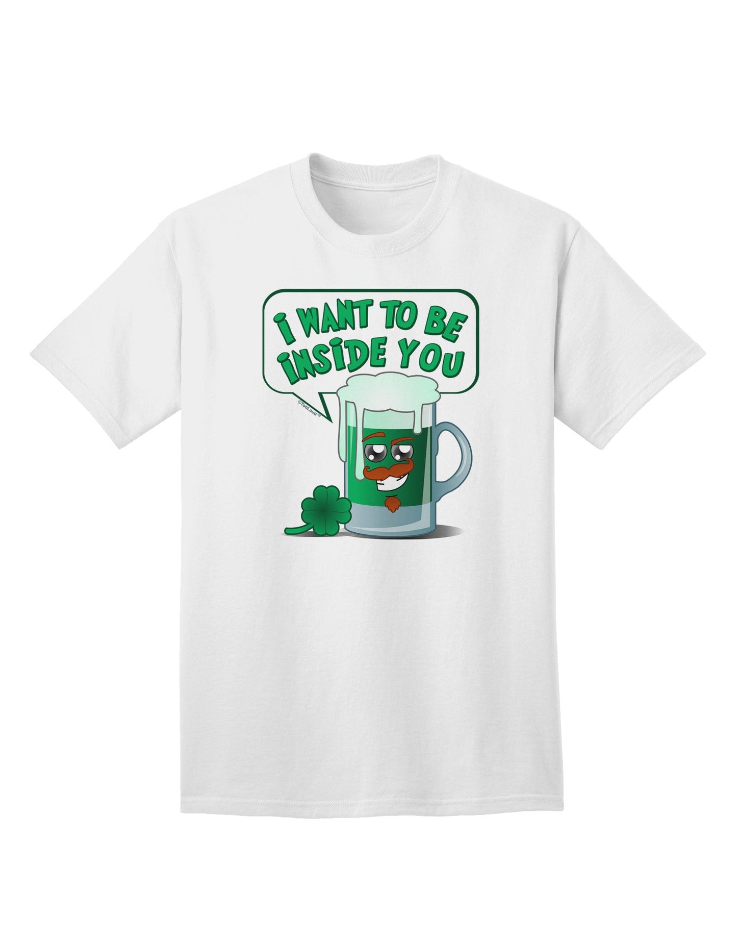 Green Beer - Inside You Premium Adult T-Shirt Collection-Mens T-shirts-TooLoud-White-Small-Davson Sales