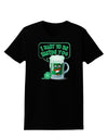 Green Beer - Inside You Womens Dark T-Shirt-TooLoud-Black-X-Small-Davson Sales