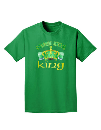 Green Beer King Adult Dark T-Shirt-Mens T-Shirt-TooLoud-Kelly-Green-Small-Davson Sales