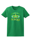 Green Beer King Womens Dark T-Shirt-TooLoud-Kelly-Green-X-Small-Davson Sales