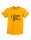 Green Dinosaur Breaking Free Childrens T-Shirt by TooLoud-Childrens T-Shirt-TooLoud-Gold-X-Small-Davson Sales