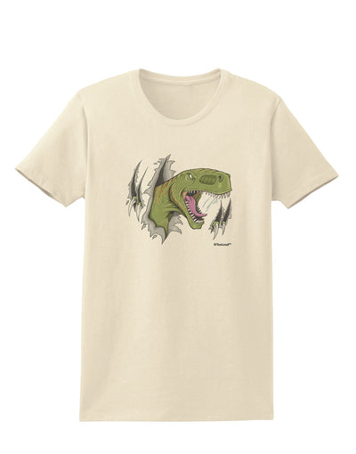 Green Dinosaur Breaking Free Womens T-Shirt by TooLoud-Womens T-Shirt-TooLoud-Natural-X-Small-Davson Sales