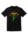 Green Hot Mexican Chili Pepper Adult Dark T-Shirt-Mens T-Shirt-TooLoud-Black-Small-Davson Sales