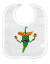 Green Hot Mexican Chili Pepper Baby Bib