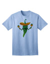 Green Hot Mexican Chili Pepper - Premium Adult T-Shirt for Casual Wear-Mens T-shirts-TooLoud-Light-Blue-Small-Davson Sales