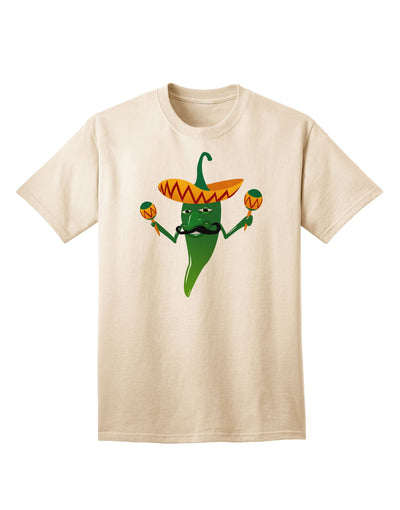 Green Hot Mexican Chili Pepper - Premium Adult T-Shirt for Casual Wear-Mens T-shirts-TooLoud-Natural-Small-Davson Sales