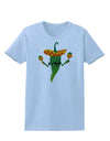 Green Hot Mexican Chili Pepper Womens T-Shirt-Womens T-Shirt-TooLoud-Light-Blue-X-Small-Davson Sales