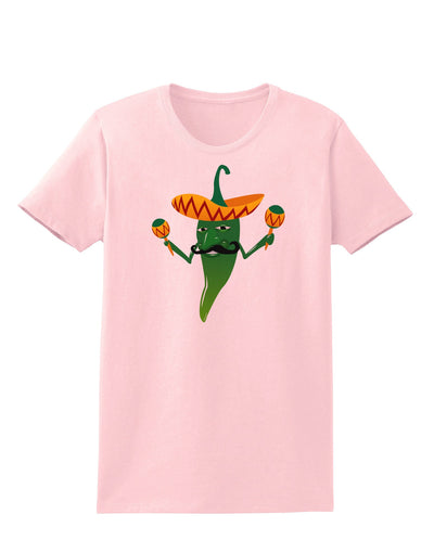 Green Hot Mexican Chili Pepper Womens T-Shirt-Womens T-Shirt-TooLoud-PalePink-X-Small-Davson Sales