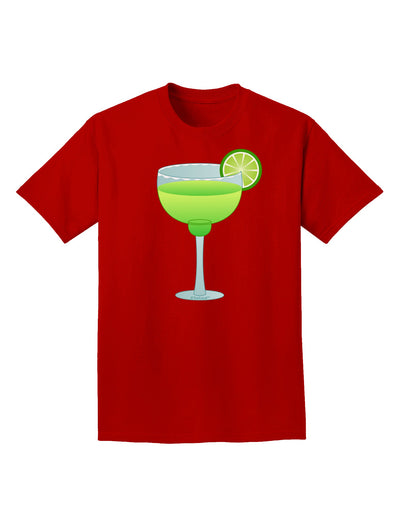 Green Margarita with Lime - Cinco de Mayo Adult Dark T-Shirt by TooLoud-Mens T-Shirt-TooLoud-Red-Small-Davson Sales