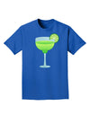 Green Margarita with Lime - Cinco de Mayo Adult Dark T-Shirt by TooLoud-Mens T-Shirt-TooLoud-Royal-Blue-Small-Davson Sales