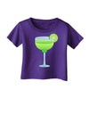 Green Margarita with Lime - Cinco de Mayo Infant T-Shirt Dark by TooLoud-Infant T-Shirt-TooLoud-Purple-06-Months-Davson Sales