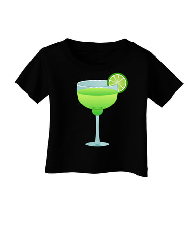 Green Margarita with Lime - Cinco de Mayo Infant T-Shirt Dark by TooLoud-Infant T-Shirt-TooLoud-Black-06-Months-Davson Sales