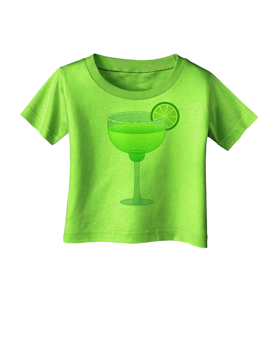 Green Margarita with Lime - Cinco de Mayo Infant T-Shirt by TooLoud-Infant T-Shirt-TooLoud-White-06-Months-Davson Sales