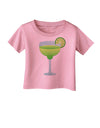 Green Margarita with Lime - Cinco de Mayo Infant T-Shirt by TooLoud-Infant T-Shirt-TooLoud-Candy-Pink-06-Months-Davson Sales