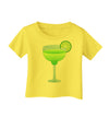 Green Margarita with Lime - Cinco de Mayo Infant T-Shirt by TooLoud-Infant T-Shirt-TooLoud-Yellow-06-Months-Davson Sales