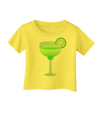 Green Margarita with Lime - Cinco de Mayo Infant T-Shirt by TooLoud-Infant T-Shirt-TooLoud-Yellow-06-Months-Davson Sales