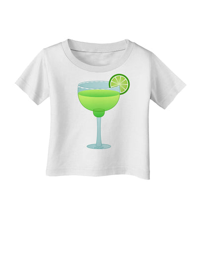 Green Margarita with Lime - Cinco de Mayo Infant T-Shirt by TooLoud-Infant T-Shirt-TooLoud-White-06-Months-Davson Sales