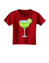 Green Margarita with Lime - Cinco de Mayo Toddler T-Shirt Dark by TooLoud-Toddler T-Shirt-TooLoud-Red-2T-Davson Sales