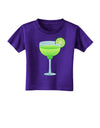 Green Margarita with Lime - Cinco de Mayo Toddler T-Shirt Dark by TooLoud-Toddler T-Shirt-TooLoud-Purple-2T-Davson Sales