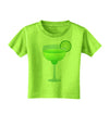 Green Margarita with Lime - Cinco de Mayo Toddler T-Shirt by TooLoud-Toddler T-Shirt-TooLoud-Lime-Green-2T-Davson Sales