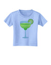 Green Margarita with Lime - Cinco de Mayo Toddler T-Shirt by TooLoud-Toddler T-Shirt-TooLoud-Aquatic-Blue-2T-Davson Sales