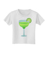 Green Margarita with Lime - Cinco de Mayo Toddler T-Shirt by TooLoud-Toddler T-Shirt-TooLoud-White-2T-Davson Sales